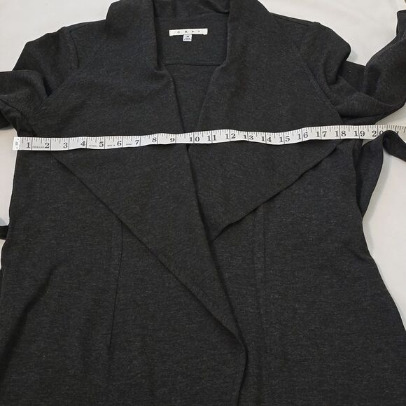 CABI WRAP COAT CHARCOAL GRAY SIZE MEDIUM - Picture 6 of 11